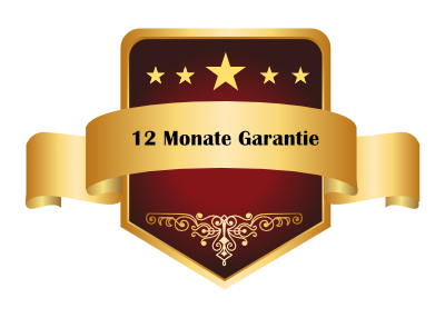 12 Monaten Garantie